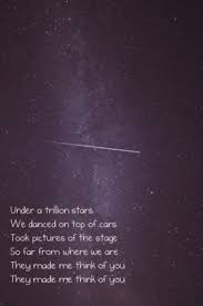 Birdy Let It All Go Lyrics Birdy Wings Under A Trillion Stars We Danced On Top Of Cars Took Pictures Of The Stage So Far From Where We Are It Wings Lyrics Lyrics Favorite Lyrics