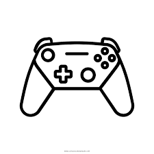 Video game controller coloring pages. Video Game Controller Coloring Page Ultra Coloring Pages