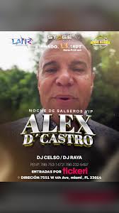 Alex D'Castro en Stage Miami
