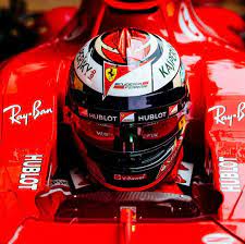 Kimi raikkonen full scale helmets. Kimi S New Lid Ferrari Formula Racing Racing Driver