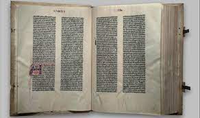 From wikimedia commons, the free media repository. The Gutenberg Bible Library Of Congress Bible Collection Exhibitions Library Of Congress