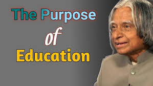 The Purpose of Education || APJ Abdul kalam Quotes