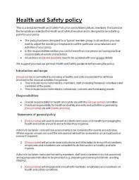 Click inside to find the examples, templates and how to perform the analysis for your company. Health And Safety Policy Template Making Music