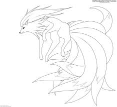 Beyonce party ft j cole : Ninetales Lineart By Moxie2d On Deviantart Pokemon Coloring Pages Moon Coloring Pages Horse Coloring Pages