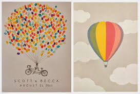 Hot air balloon invitation instant download. Hot Air Balloon Wedding Theme