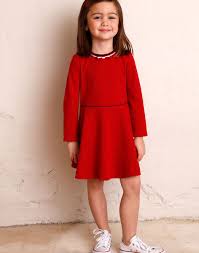 Trouvez une robe rouge sur notre site. Robe Rouge Maille Milano A Detail Noeud Robe Enfant Sergentmajor