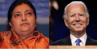 President Bhandari's letter to US counterpart handed over