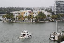 Put the boat in forward gear briefly, and slowly turn the steering wheel hard away from the dock—this will swing in the stern. Coronavirus Rules On Fl Waterways Aren T Fair To All Boaters Miami Herald