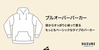 チャック なし パーカー 名前