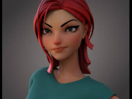 Helen Modèle 3D in Dessin animé 3DExport