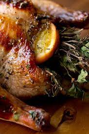 Sweet Citrus And Herb Bouquet Stuffed Cornish Game Hens With Orange Marmalade Glaze Thecozyapron Com Cornish Hen Recipe Recipes Poultry Recipes