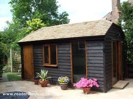 The Barn Workshop Studio From Back Garden Shedoftheyear Unclewilco Shed Garden Shed Large Sheds