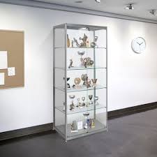 Check spelling or type a new query. Silver Glass Display Cabinet With 1 Led Light 800mm Displaysense
