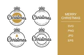 Download Merry Christmas And Happy New Year 1 Graphic By Khanisorn Creative Fabrica SVG Cut Files