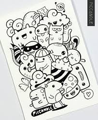 Hasil gambar untuk cara menggambar doodle art untuk pemula