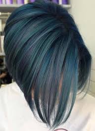 Incredible Blue Bob Haircut Styles For Women In 2019 Hair Styles Short Straight Hair Bobs Haircuts