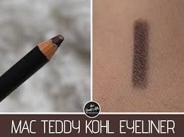 Review Mac Kohl Eyeliner Pencil In Teddy The Beauty Milk Kohl Eyeliner Mac Eyeliner Pencil Pencil Eyeliner