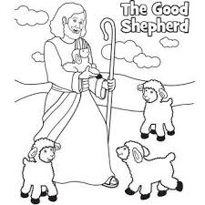 Image Result For Christ The Good Shepherd Coloring Pages Sunday School Coloring Pages The Good Shepherd Sunday School Lessons
