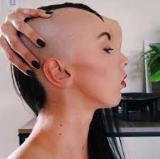 hairdare sidecut sideshave womenshair longhair closeshave beauty half shaved hair shaved hair women khaleesi hair