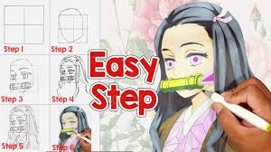 I finally got a drawing tablet, so i decided to just practice on it and this doodle became.well, a chibi! How To Draw Nezuko Kamado Step By Step Kimetsu No Yaiba Demon Slayer In 2021 Anime Drawings For Beginners Body Drawing Tutorial Anime Drawings Tutorials