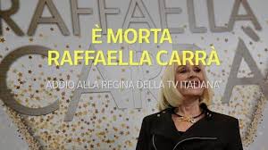 Raffaella carrà, una delle più grandi showgirl italiane, è morta all'età di 78 anni, dopo una malattia che — ha detto il suo ex compagno sergio japino la malattia tenuta nascosta e il messaggio di japino. 0bewd0qby8 Jbm