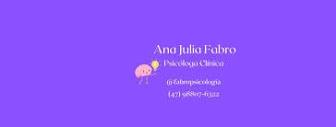 Psicóloga Ana Julia Fabro