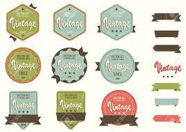 This is such a handy set for all designers. Vintage Labels Template Set Retro Logo Template Design Royalty Free Cliparts Vectors And Stock Illustration Image 19914105
