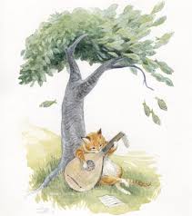 Janna Mattia On Instagram Another Little Ditty Played By A Kitty Hope Everyone S Getting Through The Week Okay It S Been Extremely Animal Art Art Artwork