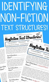 Identifying Non Fiction Text Structures Practice Pack Nonfiction Texts Text Structure Fiction Text