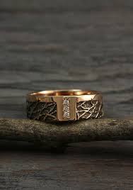 Men S Wedding Band With Monograms Unique Mens Wedding Ring 14k Solid Yellow Gold R Mens Wedding Rings Unique White Gold Wedding Ring Set Modern Wedding Rings