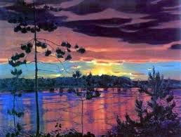 Аркадий александрович рылов родился в истобенске; Description Of The Painting By Arkady Rylov Sunset Rylov Arkady