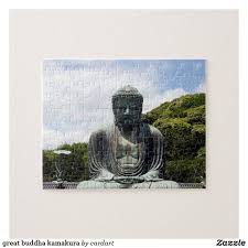 I will show you how to make a custom puzzle. Great Buddha Kamakura Jigsaw Puzzle Zazzle Com In 2021 Jigsaw Puzzles Kamakura Jigsaw
