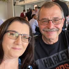 Beautiful set of two ceramic planters featuring a rich amber/brown glaze  with a unique multi-sided shape. These are sturdy, well-made, and great for  indoor or covered outdoor use.