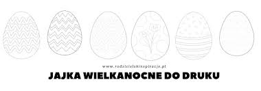 Witam i zapraszam na kolejny filmik , dzisiaj gipsowe jajko wielkanocne i jajko ze skorupek. Jajka Wielkanocne Do Druku Kolorowanki Szablon Szlaczki Inspiracje Rodzicielskieinspiracje Pl
