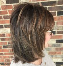 Shag hairstyle for curly hair. Shaggy Hairstyles Layered Bob For Fine Hair Over 50 Novocom Top