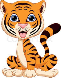 Follow along with us, and learn how to draw a cartoon tiger. Cute Tiger Cartoon Cute Animal Illustration Cute Cartoon Animals Cute Tigers