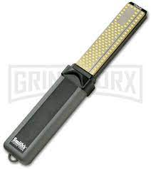 The most effective method to use a knife sharpener: Smith S Dcs4 Diamond Combination Sharpener Coarse And Fine Grindworx