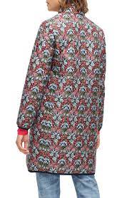 In fact, florals are one of the most traditional patterns out there and can make an extremely elegant addition to an outfit, when utilised topman black monochrome floral skinny fit blazer. J Crew Liberty Floral Quilted Puffer Jacket With Primaloft In Black Lyst