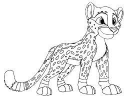 Maybe you would like to learn more about one of these? Cute Cheetah Coloring Pages Novocom Top