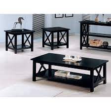 Save 5% on 2 select item (s) each of the pieces in this coffee table set are equipped with a bottom shelf for storing magazines, games or decorative art. Merlot Brown 3 Piece Coffee And End Table Set Coffee Table Wood 3 Piece Coffee Table Set Coffee Table