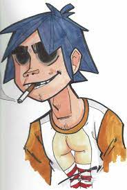 NSFW-ish] After Analyzing the Gorillaz Art-style, I Drew 2D in My  Art-style. : r/gorillaz