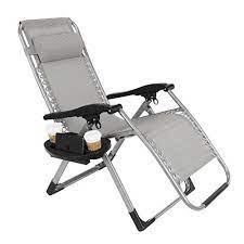 Artist Hand 350lbs Capacity Zero Gravity Heavy Duty Outdoor Folding Lounge Chairs W Snack Tray Lawn Patio Recl Zero Gravity Chair Gravity Chair Outdoor Chairs