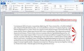 Maybe you would like to learn more about one of these? Word 2007 2010 Silbentrennung Einstellen Supportnet