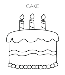Children love to know how and why things wor. Cake And Birthday Cake Coloring Pages Playing Learning