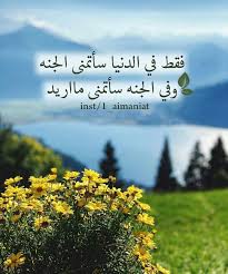 فقط في الدنيا سأتمنى الجنه وفي الجنه سأتمنى مااريد Islamic Quotes Islamic Pictures Islam Quran