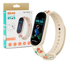 Reloj Smart Kids Bluetooth Netmak Beige (NM-KIDS)