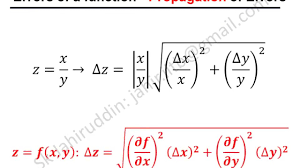 Error Calculation In Physics Youtube