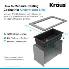 Thicknesses and lengths, and they comprise an efficient drainboard, making them perfect for a restaurant kitchen. Kraus Granite Black Onyx 31 Inch 1 Bowl Undermount Kitchen Sink Overstock 8844063