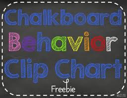 Chalk It Up To Great Behavior Clip Chart Freebie