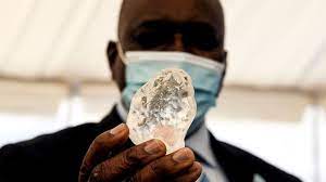 This is the largest diamond to be recovered by debswana in its history of over 50 years in operation, said lynette armstrong. Botswana Diamond Could Be World S Third Largest Bbc News